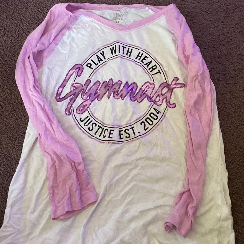 Justice long sleeve shirt